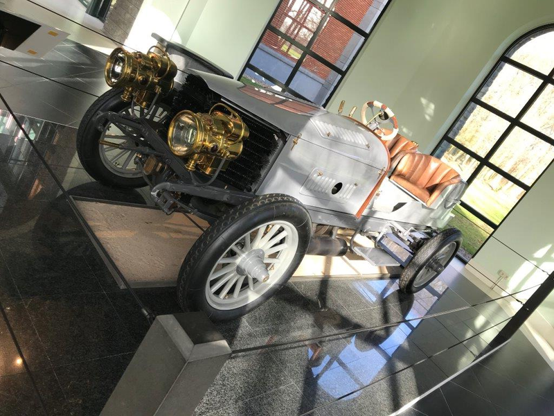 As mentoned, they have some Spykers. This one is their most (technically) significant, and gets pride of place in its own turret room. 1903 60HP racecar. Significant because it’s the world’s first 6 cylinder car, the first (single engined) 4WD car, and the first car with 4 wheel brakes (though admittedly only via a transmission brake).